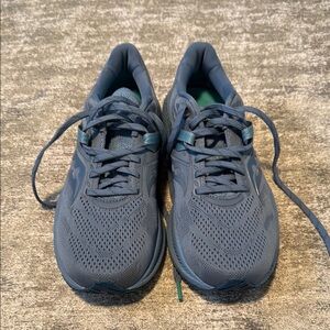 Saucony Blue-Gray Athletic Shoes with Breathable Mesh and Cushioned Midsole